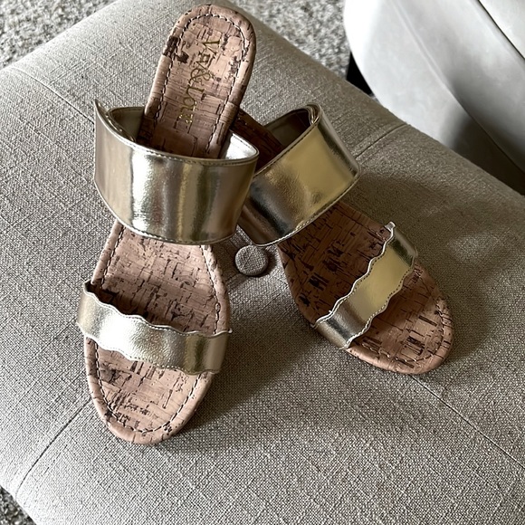 Viv & Lou Wedge Sandals - Picture 1 of 5